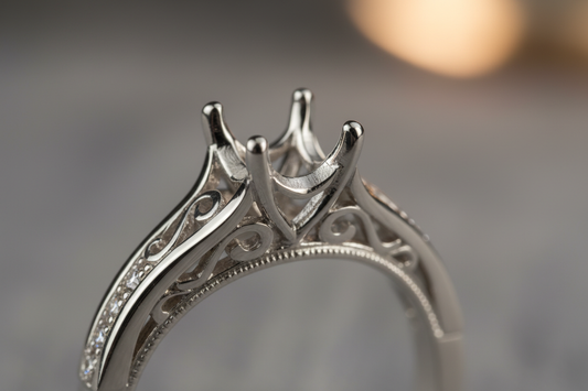 Engagement Ring Settings & Claw Prongs Canada Eros & Ore.