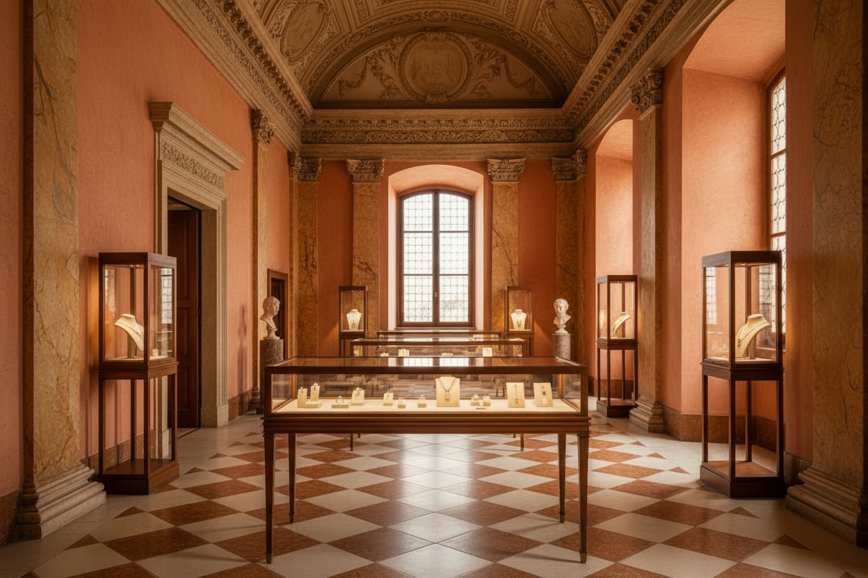 Can you make it warmer and with rings in showcases